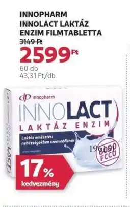Rossmann Innopharm innolact laktáz enzim filmtabletta ajánlat