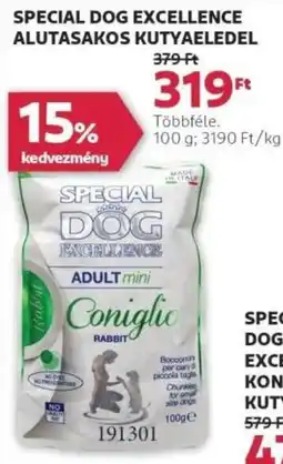 Rossmann Special dog excellence alutasakos kutyaeledel ajánlat