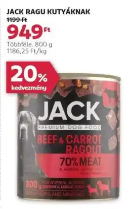 Rossmann Jack ragu kutyáknak ajánlat
