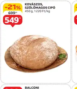 Auchan Kovászos, szőlőmagos cip ajánlat