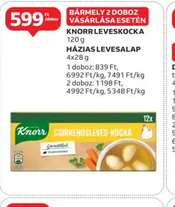 Auchan Knorr Leveskocka ajánlat