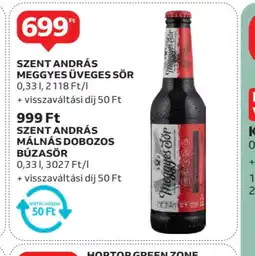 Auchan Szent András Meggyes Üveges Sör ajánlat