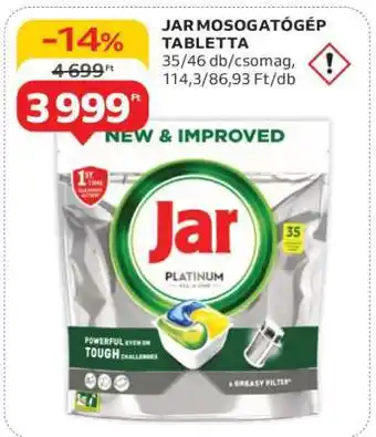 Auchan Jar Mosogatógép-tabletta ajánlat