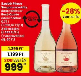 Interspar Szabó pince sárgamuskotály ajánlat