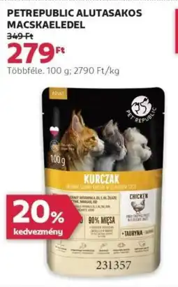 Rossmann Petrepublic alutasakos macskaeledel ajánlat