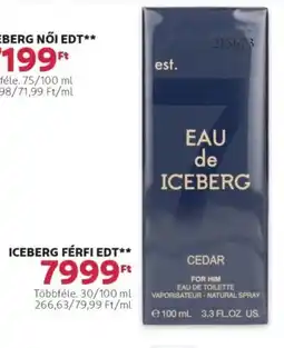 Rossmann Iceberg férfi edt ajánlat