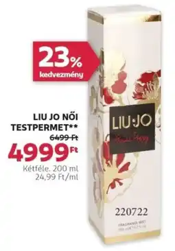 Rossmann Liu jo női testpermet ajánlat