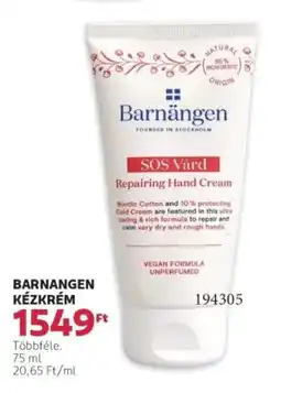 Rossmann Barnangen kézkrém ajánlat