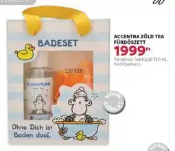 Rossmann Accentra zöld tea fürdőszett ajánlat