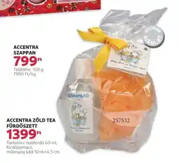 Rossmann Accentra zöld tea fürdőszett ajánlat