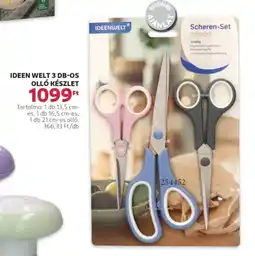Rossmann Ideen welt 3 db-os olló készlet ajánlat