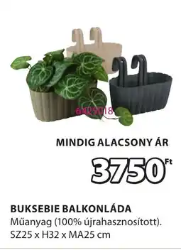 JYSK Buksebie balkonláda ajánlat