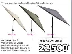 JYSK Halk napernyő ajánlat