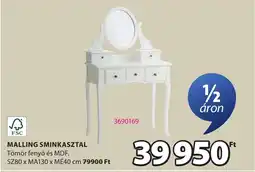 JYSK Malling sminkasztal ajánlat