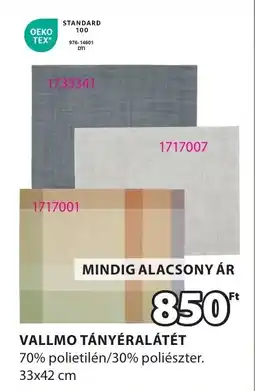 JYSK Vallmo tányéralátét ajánlat