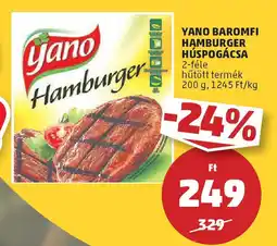 PENNY Yano baromfi hamburger húspogácsa ajánlat