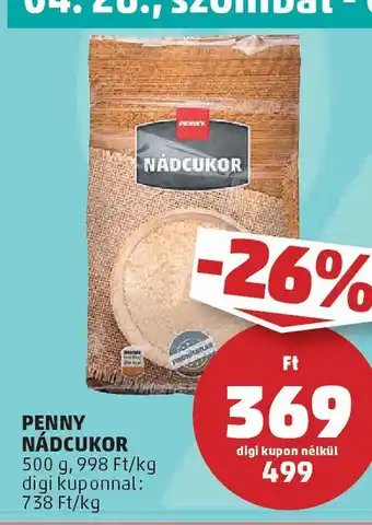 PENNY Penny nádcukor ajánlat