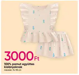 Pepco 100% pamut együttes kislányoknak ajánlat