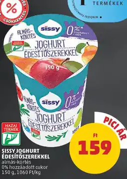 PENNY Sissy joghurt édesítőszerekkel ajánlat