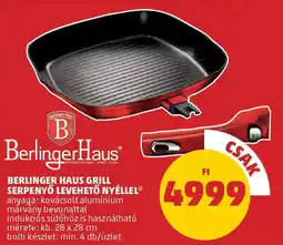 PENNY Berlinger haus grill serpenyő levehető nyéllel ajánlat