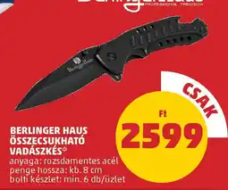 PENNY Berlinger haus összecsukható vadászkés ajánlat