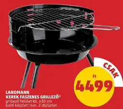 PENNY Landmann kerek faszenes grillezőüzlet ajánlat