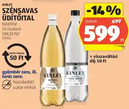 Kinley szénsavas üdítőital