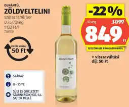 ALDI Dunántúl zöldveltelini ajánlat