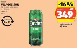Dreher világos sör
