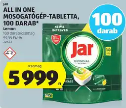 Jar all in one mosogatógép-tabletta