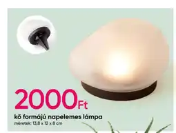 Pepco Kő formájú napelemes lámpa ajánlat