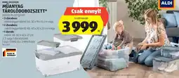 ALDI Home creation műanyag tárolódobozszett ajánlat