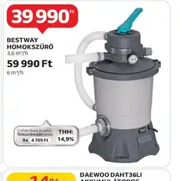 Auchan Bestway Homokszűrő ajánlat