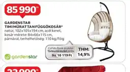 Auchan Gardenstar Timi Mürattan Függökosár ajánlat