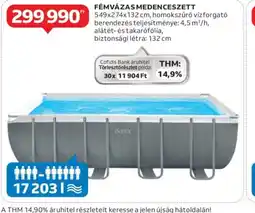 Auchan Fémvázas medenceszett ajánlat