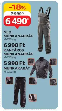 Auchan NEO Munkadrág ajánlat