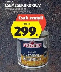 ALDI Csemegekukorica ajánlat