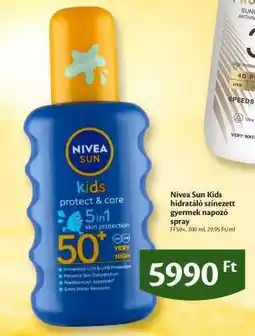 EcoFamily Nivea Sun Kids hidratáló színezett gyermek napozó spray ajánlat