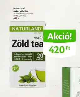 EcoFamily Naturland natúr Zöld tea ajánlat