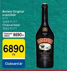 Tesco Baileys original krémlikőr ajánlat