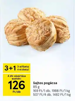 Tesco Sajtos pogácsa ajánlat