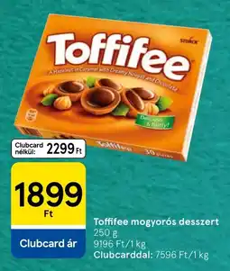 Tesco Toffifee mogyorós desszert ajánlat