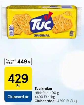 Tesco Tuc kréker ajánlat