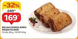 Auchan Belga csokoládés- meggyes rúd ajánlat