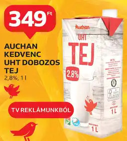 Auchan Auchan kedvenc uht dobozos tej ajánlat