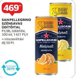 Auchan San pellegrino szénsavas üdítőital ajánlat