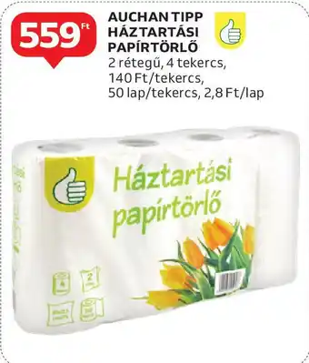 Auchan Auchan tipp háztartási papírtörlő ajánlat