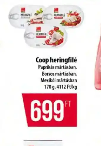 Coop Coop heringfilé ajánlat