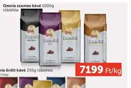 PRIVÁT Omnia szemes kávé ajánlat