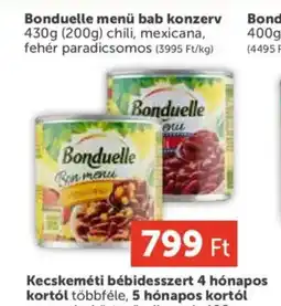 PRIVÁT Bonduelle menü bab konzerv ajánlat